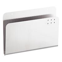 ThreeByThree Seattle Stainless Steel Wall Pocket With Magnets